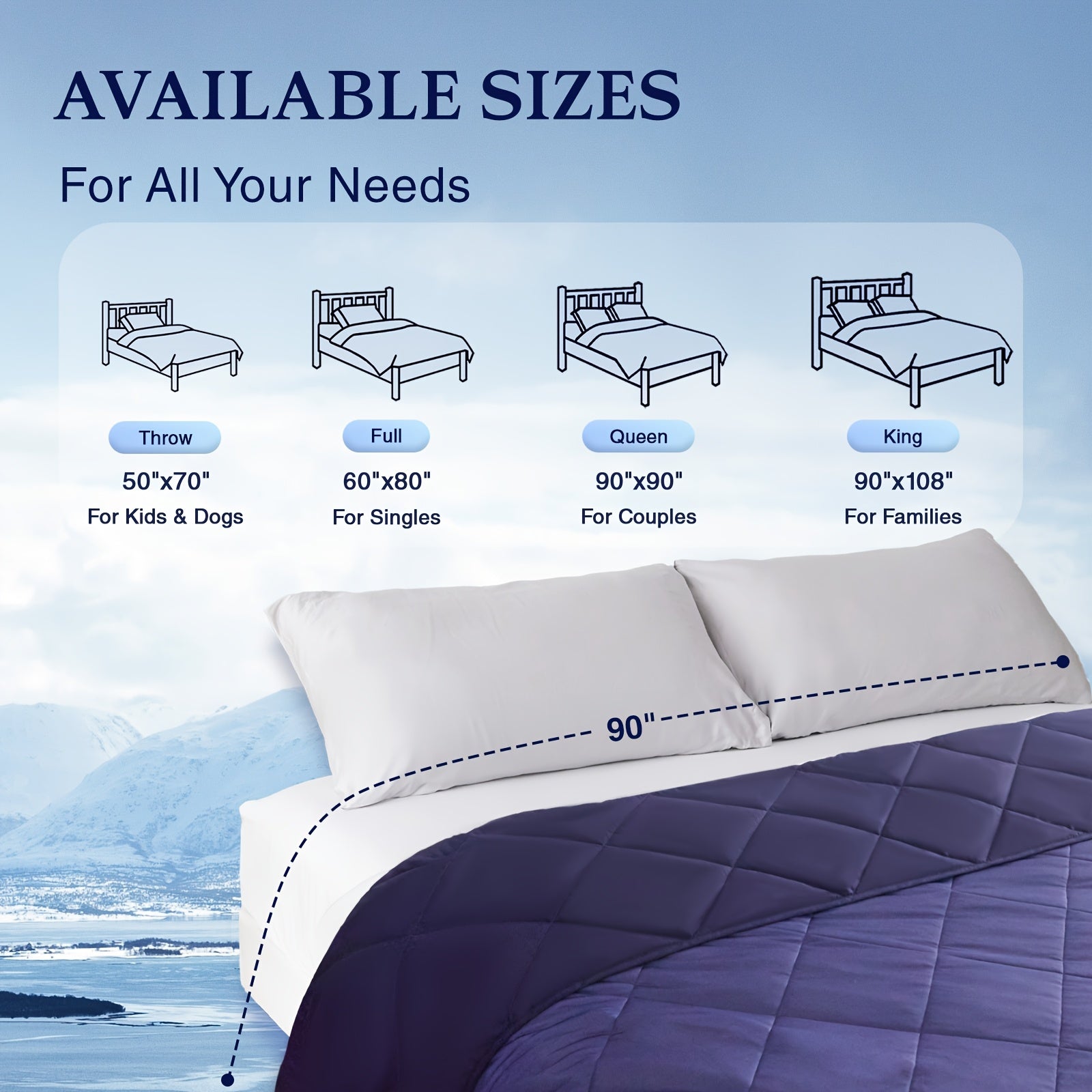 ZonLi Cooling Blanket for Hot Sleepers, 60\