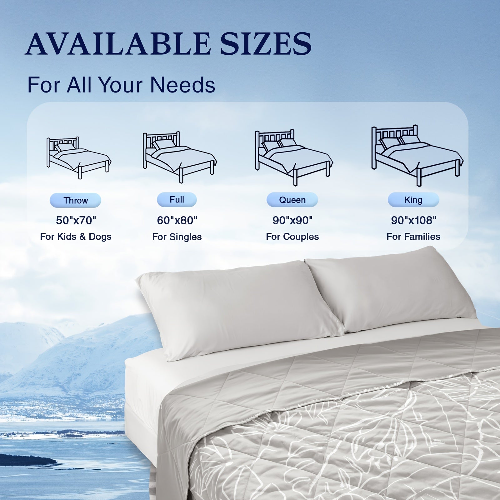 ZonLi Cooling Blanket for Hot Sleepers, 60\