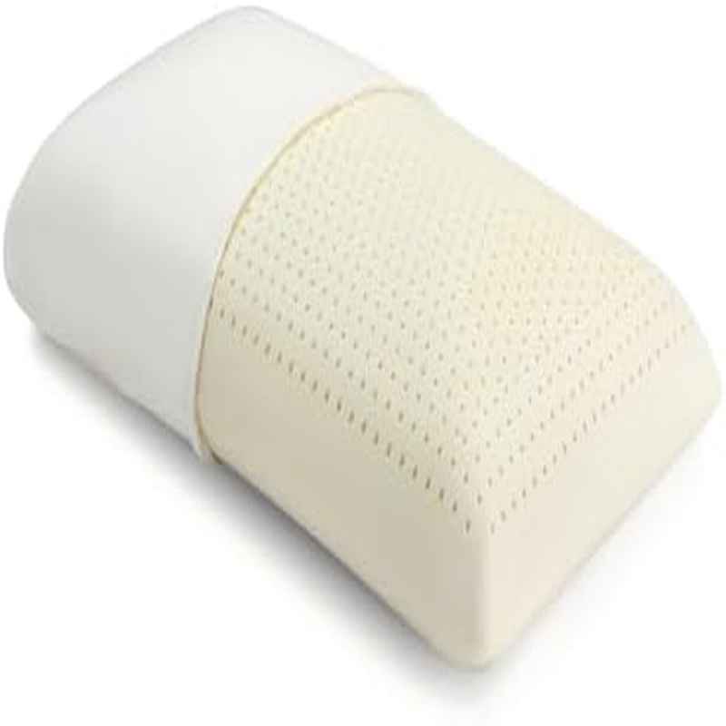 Miebeiea Natural Talalay Latex Pillow for Back Relief & Relief - Bed Pillow with Removable Cover,, for side\u002FBack\u002FStomach Sleepers, Latex-Filled Neck\u002FSpine (Compatible with all Bed Types)