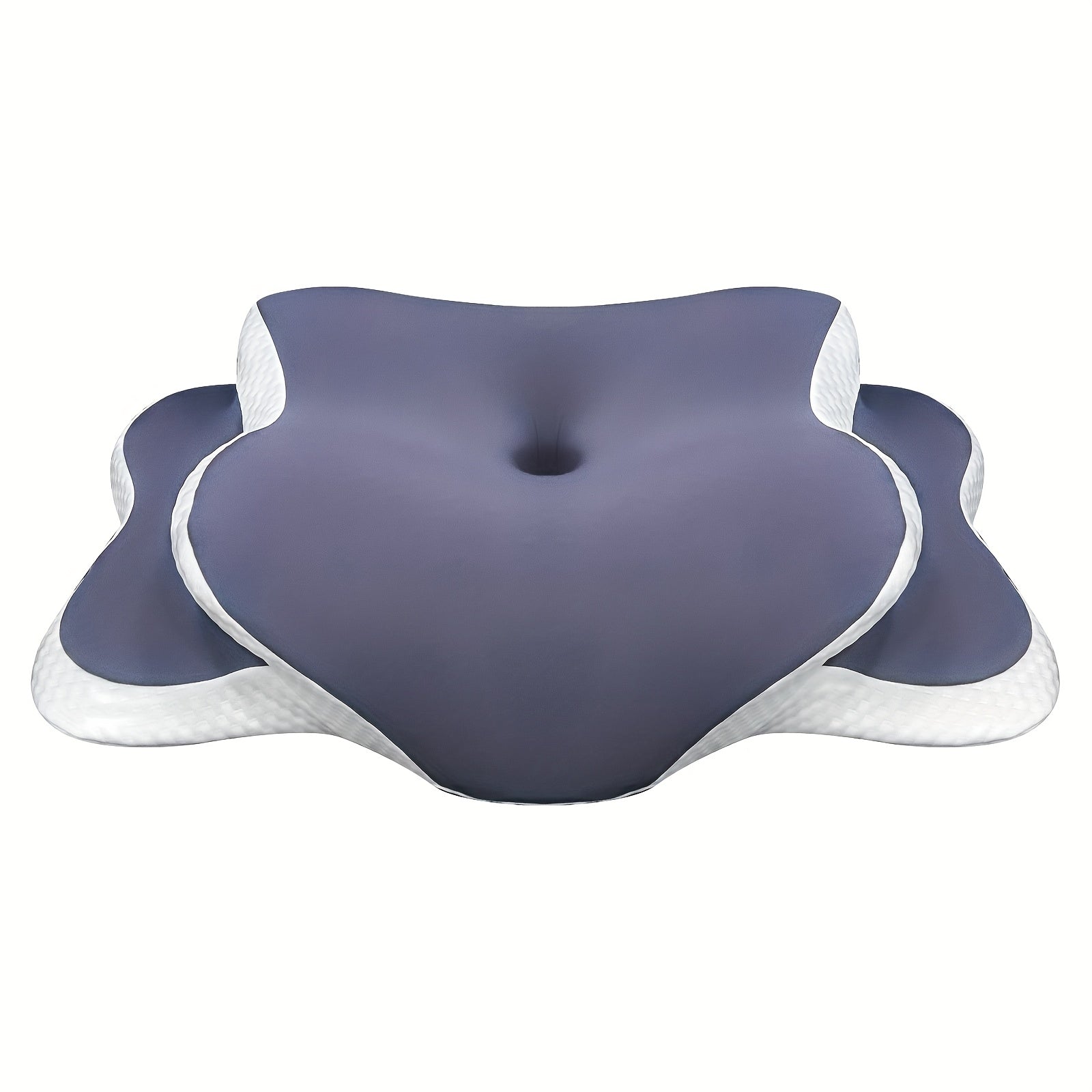 Purple Butterfly Ergonomic Pillow - Made of Breathable Mesh Fabric, Suitable for Side Sleepers, Back Sleepers, And Stomach Sleepers, Provides Neck Support, an Ideal Gift for Middle-Aged Individuals